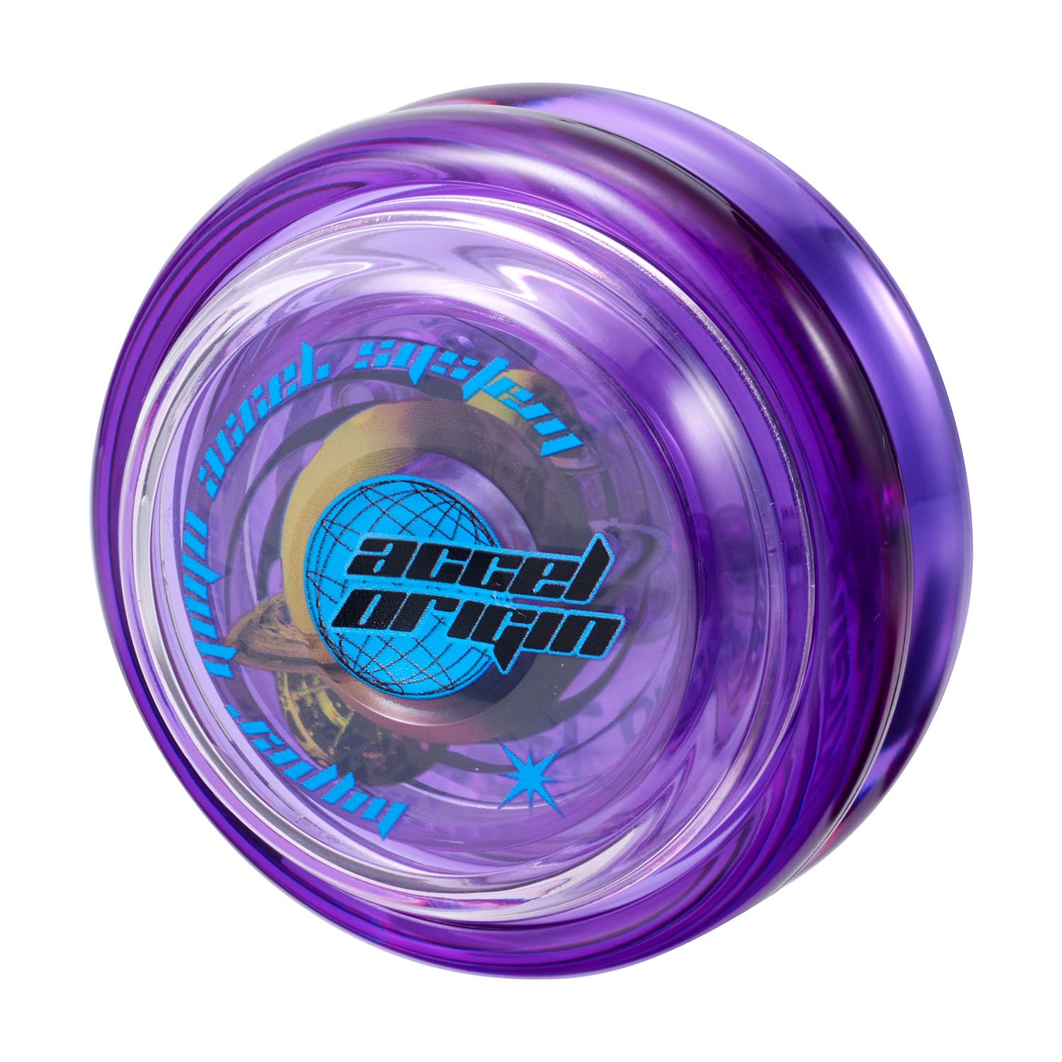Bandai 60005 Accel Hyper Yo Violet, Skill Game, Optimal JoJo for Children from 8 Years, with its Accel System, Test All Trick