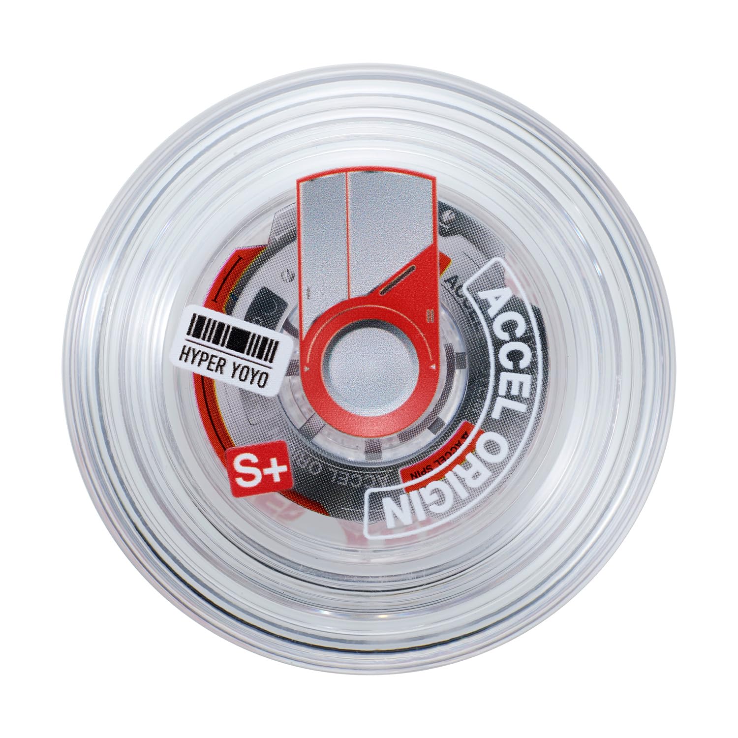 Bandai 60007 Accel Hyper White Yo-Yo, Skill Game, Optimal Yoyo for Children 8 Years, with its Accel System, Test All Tricks E