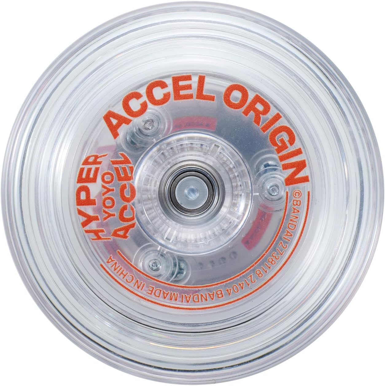Bandai 60007 Accel Hyper White Yo-Yo, Skill Game, Optimal Yoyo for Children 8 Years, with its Accel System, Test All Tricks E
