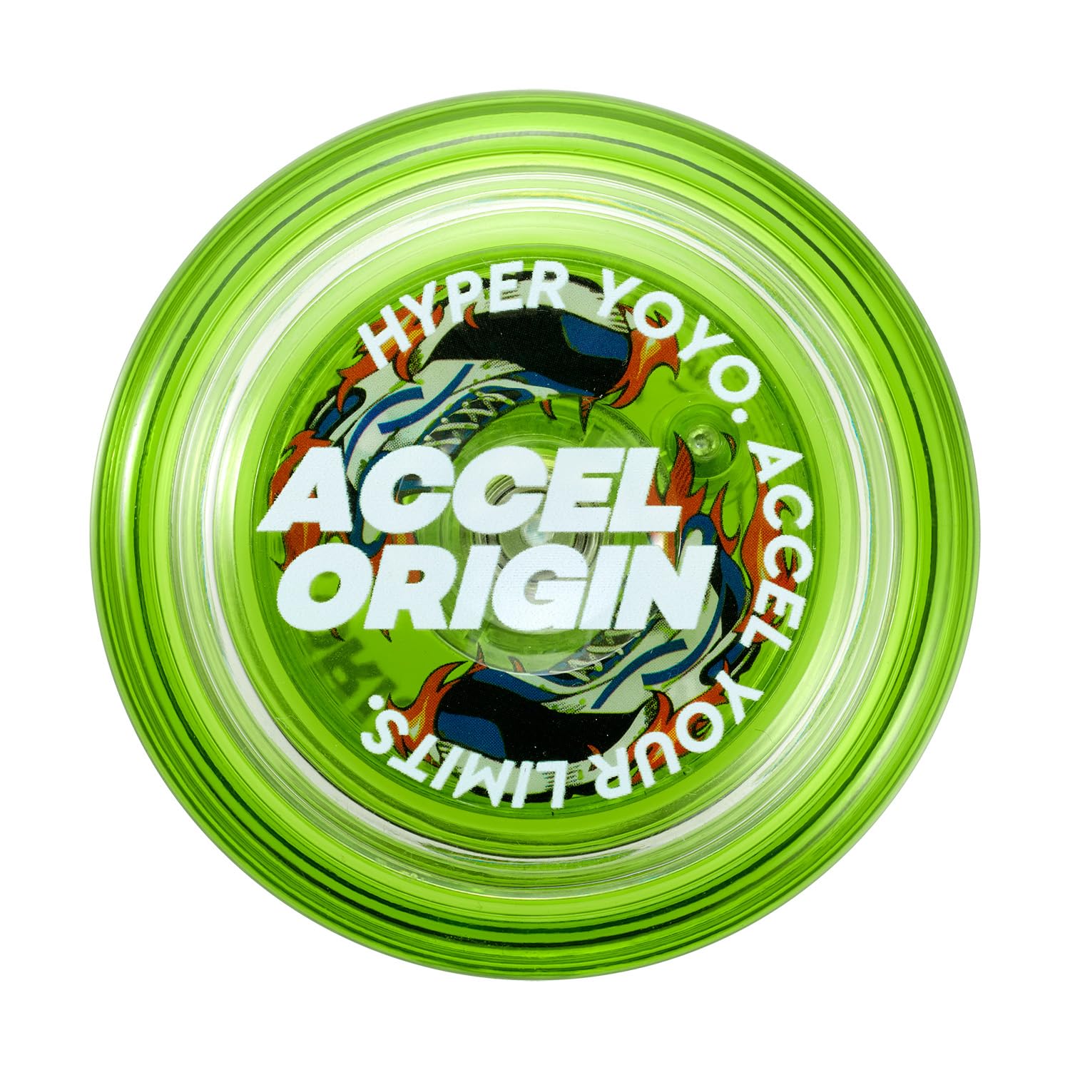 Bandai 60008 Accel Hyper Lime Green Yoyo, Skill Game