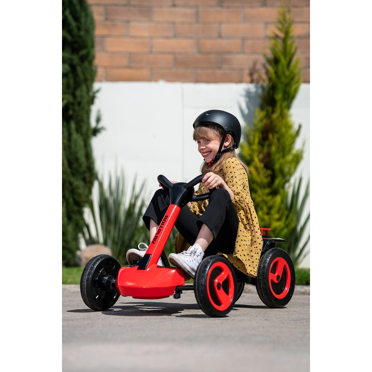 Rollplay 35441 FLEX XL Go Kart Electric Vehicle with 12 Volt Battery, Red