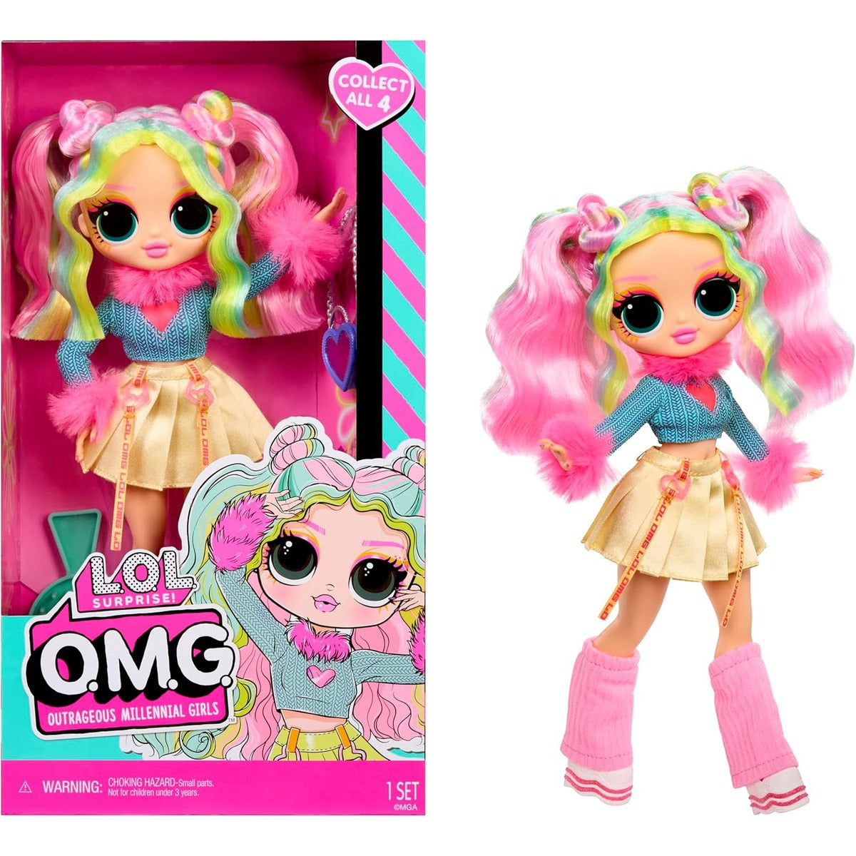 LOL Surprise OMG Doll - Bubblegum DJ