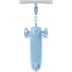 Bird Birdie Glow Kids Scooter Leg Power W/ Glowing Wheels, AdjUStable Height, Portable Compact Stylish Trendy, 3 Wheels Design, Stomp Brake System, Sky Blue