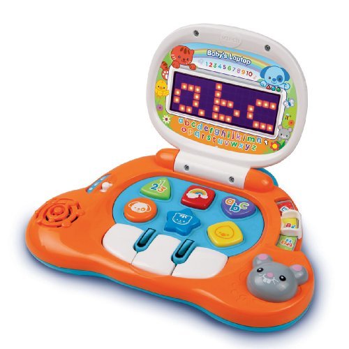 Vtech Baby's Laptop with large light-up screen, songs