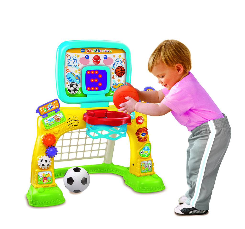 VTech 2-in-1 Sports Centre, Baby Interactive Toy with Colours and Sounds