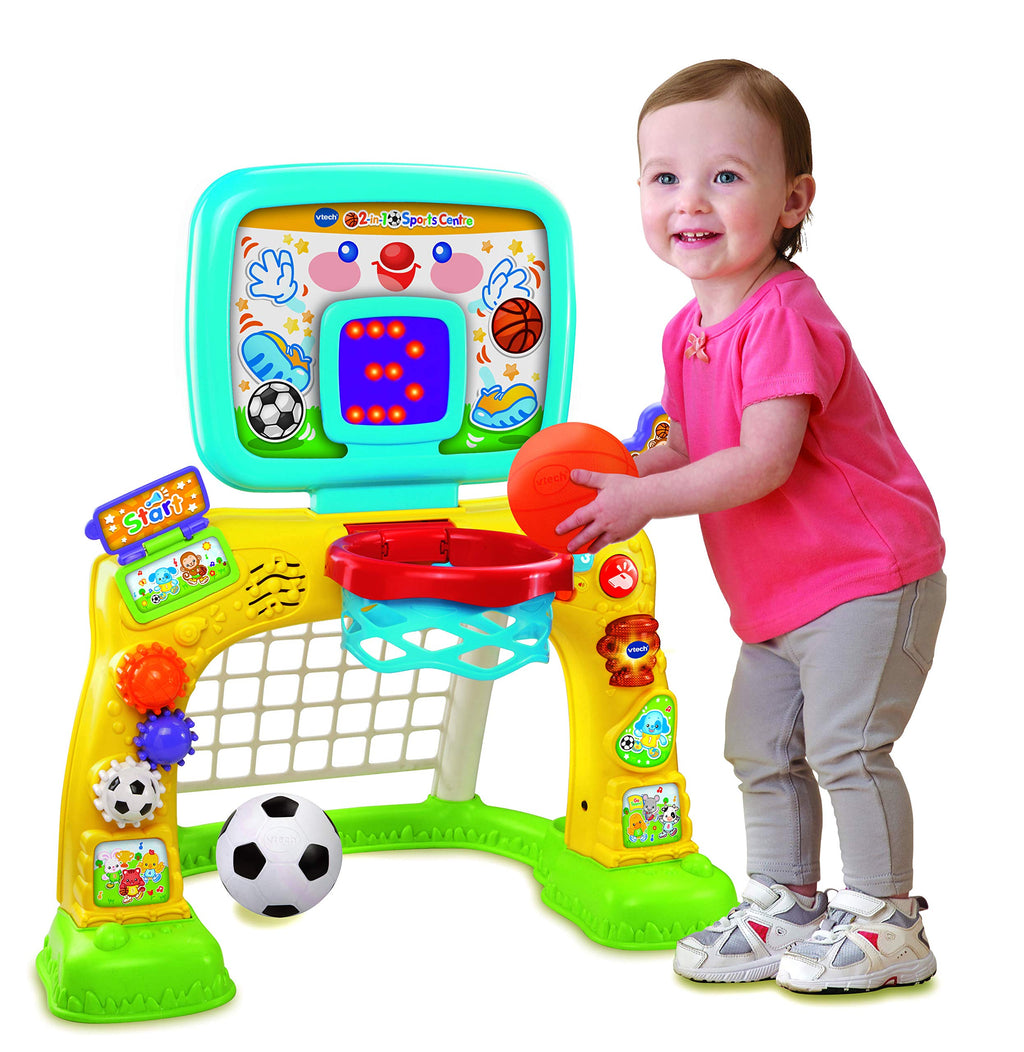 VTech 2-in-1 Sports Centre, Baby Interactive Toy with Colours and Sounds