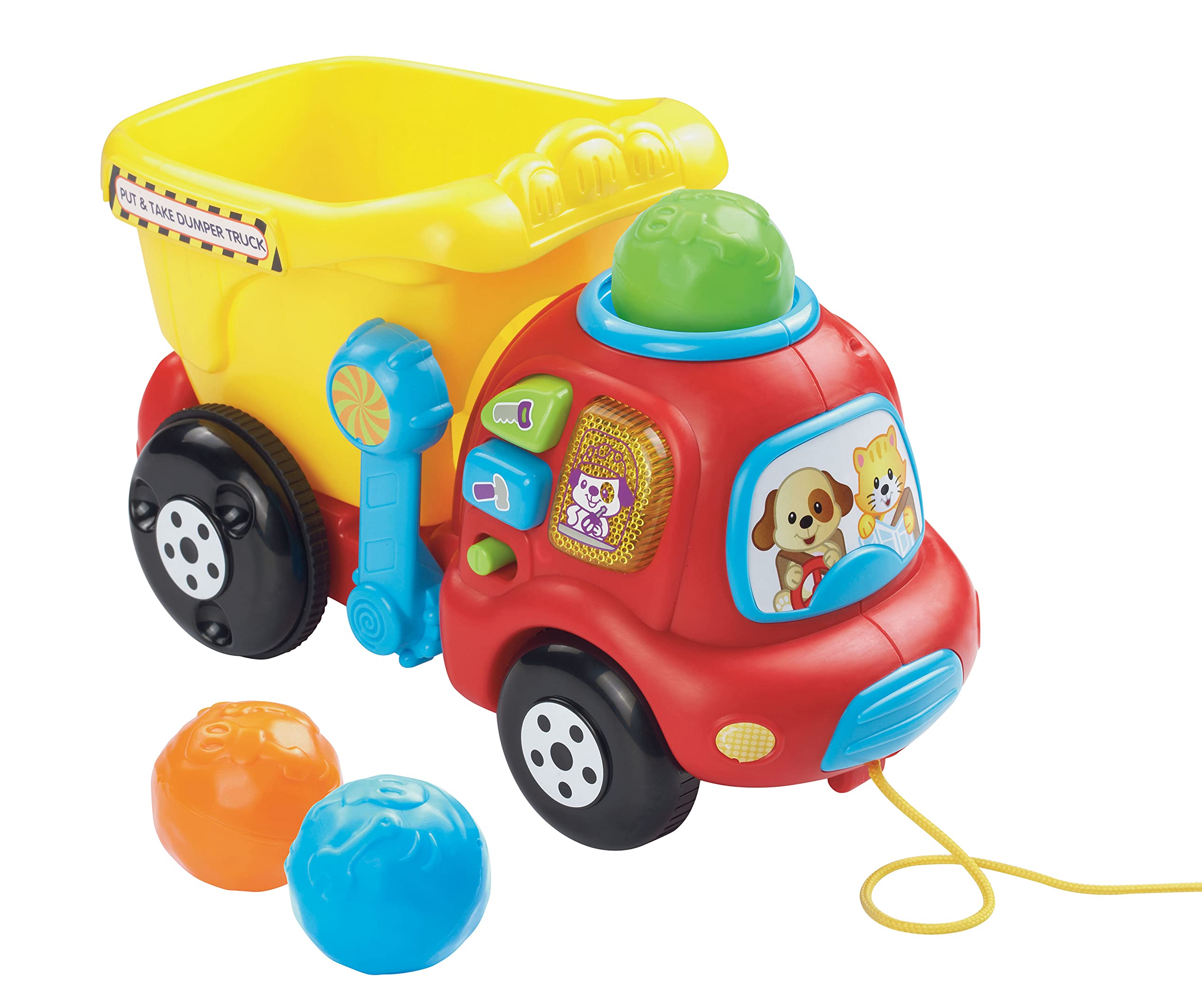 VTech Put and Take Dumper Truck, Baby Interactive Toys for Toddlers