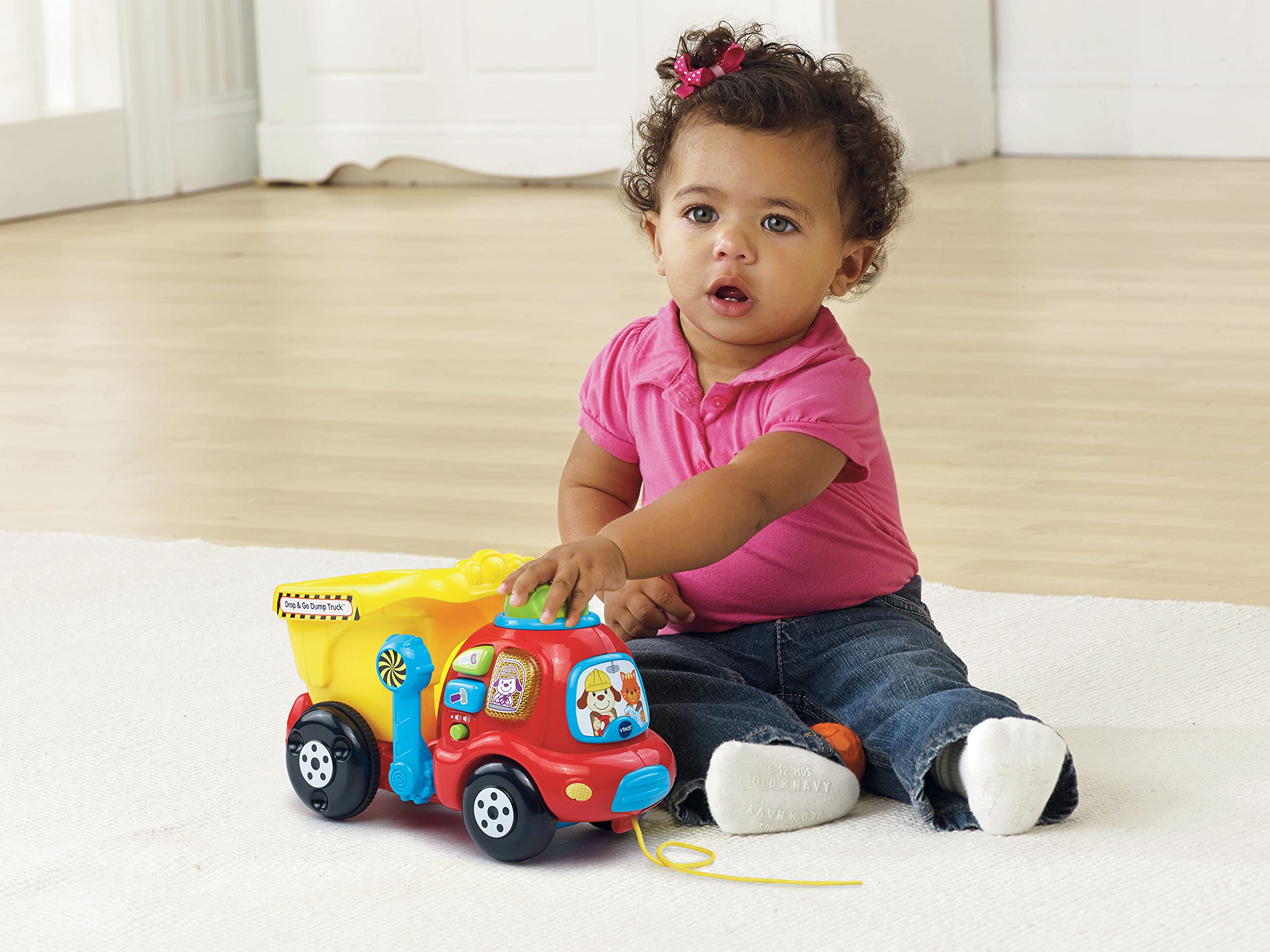 VTech Put and Take Dumper Truck, Baby Interactive Toys for Toddlers