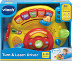 VTech Turn and Learn Driver, Yellow 10.8" x 4.3" x 8.9" Yellow