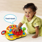 VTech Turn and Learn Driver, Yellow 10.8" x 4.3" x 8.9" Yellow