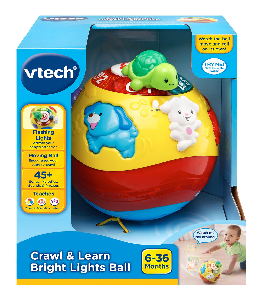 VTech Crawl & Learn Bright Lights Ball for 6 - 36 Months, English Version