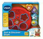 VTech Sort and Discover Drum, Musical Toy with Learning Games, Interactive Toy Suitable for Boys and Girls Aged 12 Months &amp; Over