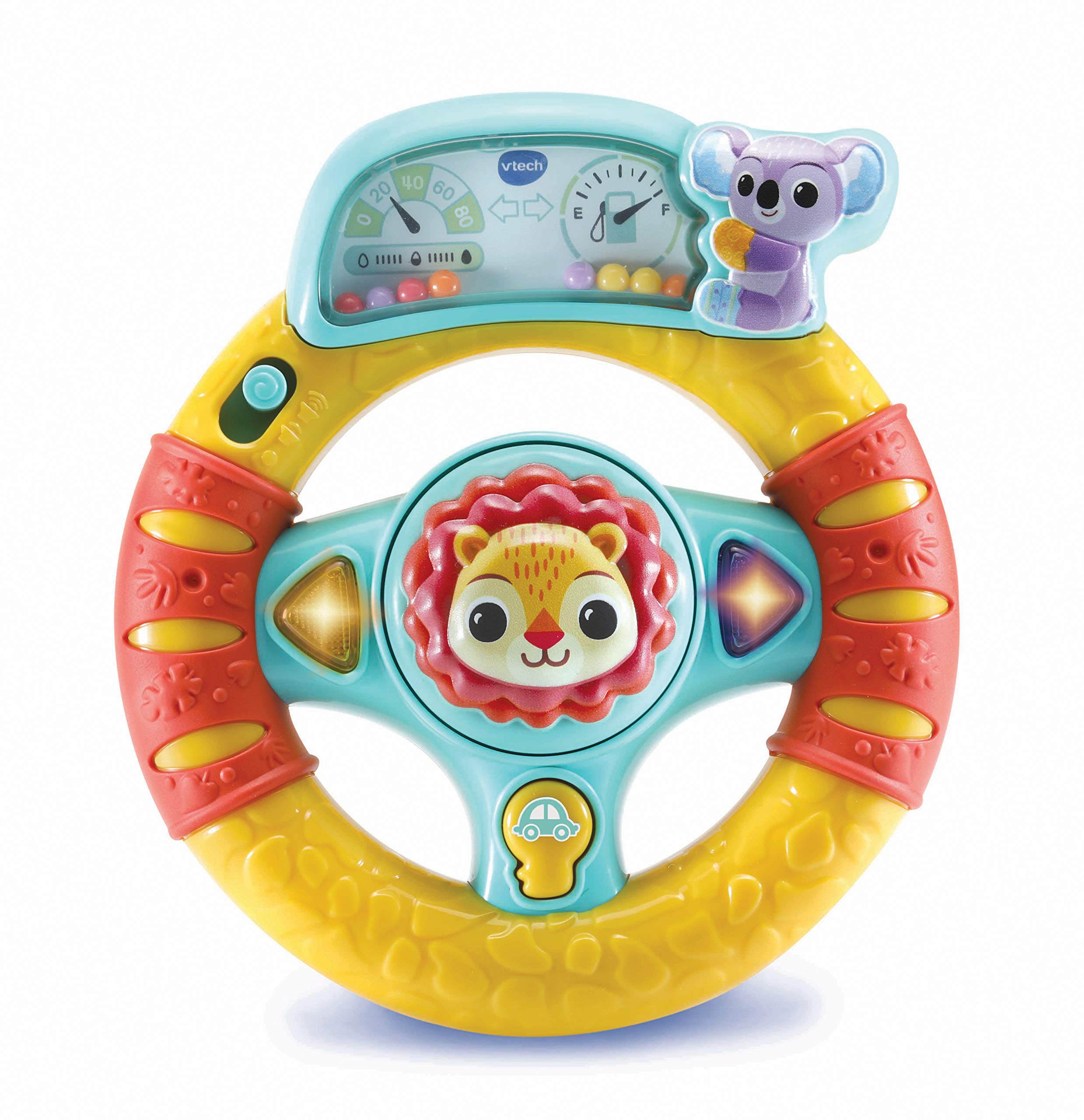 VTech Baby Roar & Explore Wheel, Interactive Baby Toy with Phrases