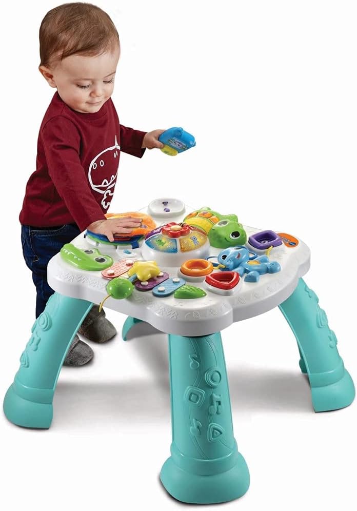 VTech Play &amp; Discover Baby Activity Table, Baby Play Centre, Sound Toy with Learning Games for Babies &amp; Toddlers From 9 Months+ Boys &amp; Girls, Multicolor, 540803
