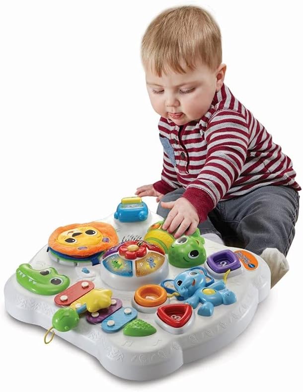 VTech Play &amp; Discover Baby Activity Table, Baby Play Centre, Sound Toy with Learning Games for Babies &amp; Toddlers From 9 Months+ Boys &amp; Girls, Multicolor, 540803