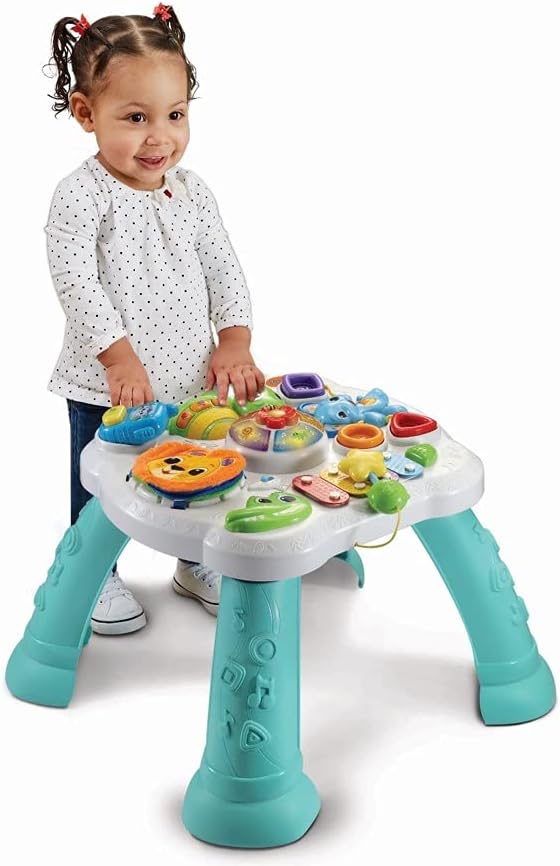 VTech Play &amp; Discover Baby Activity Table, Baby Play Centre, Sound Toy with Learning Games for Babies &amp; Toddlers From 9 Months+ Boys &amp; Girls, Multicolor, 540803
