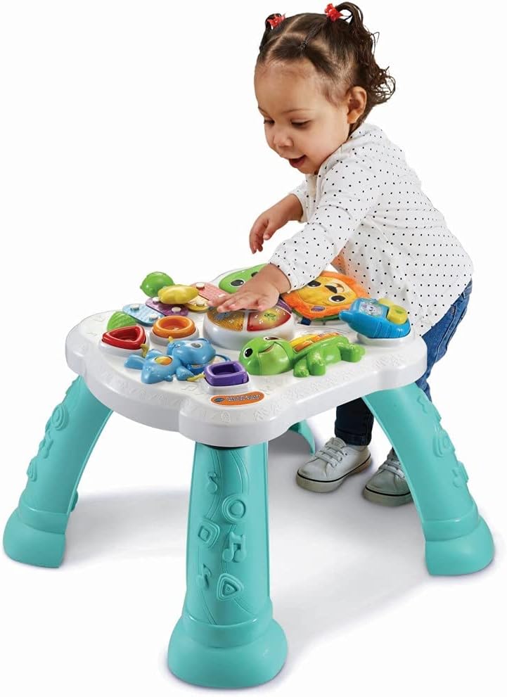 VTech Play &amp; Discover Baby Activity Table, Baby Play Centre, Sound Toy with Learning Games for Babies &amp; Toddlers From 9 Months+ Boys &amp; Girls, Multicolor, 540803
