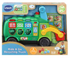 VTech Ride & Go Recycling Truck, Toy Truck Made with 100% Reclaimed Plastic