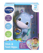 VTech 550303 Baby Stick & Twist Hippo,Multi,6.6 x 10.4 x 14.2 cm