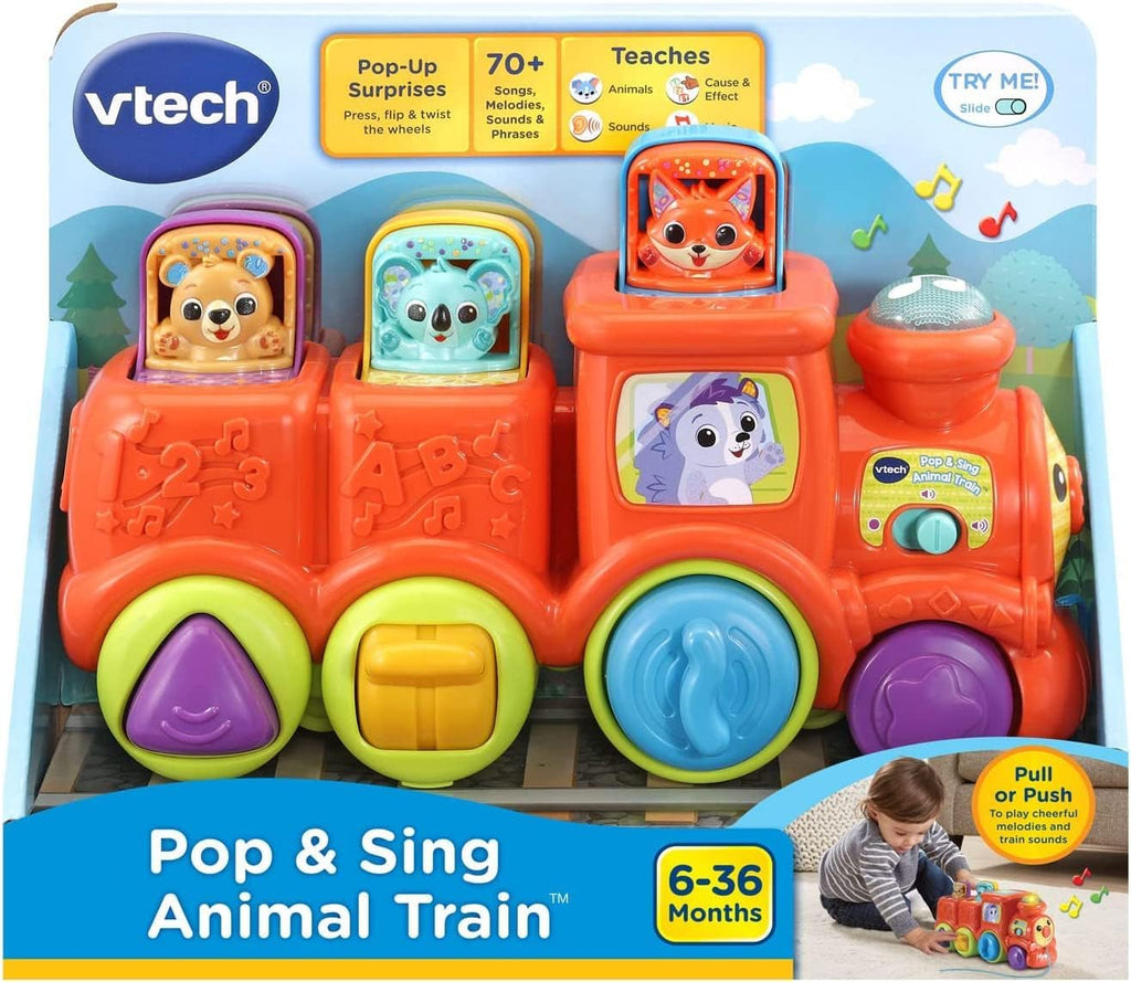 VTech Pop & Sing Animal Train