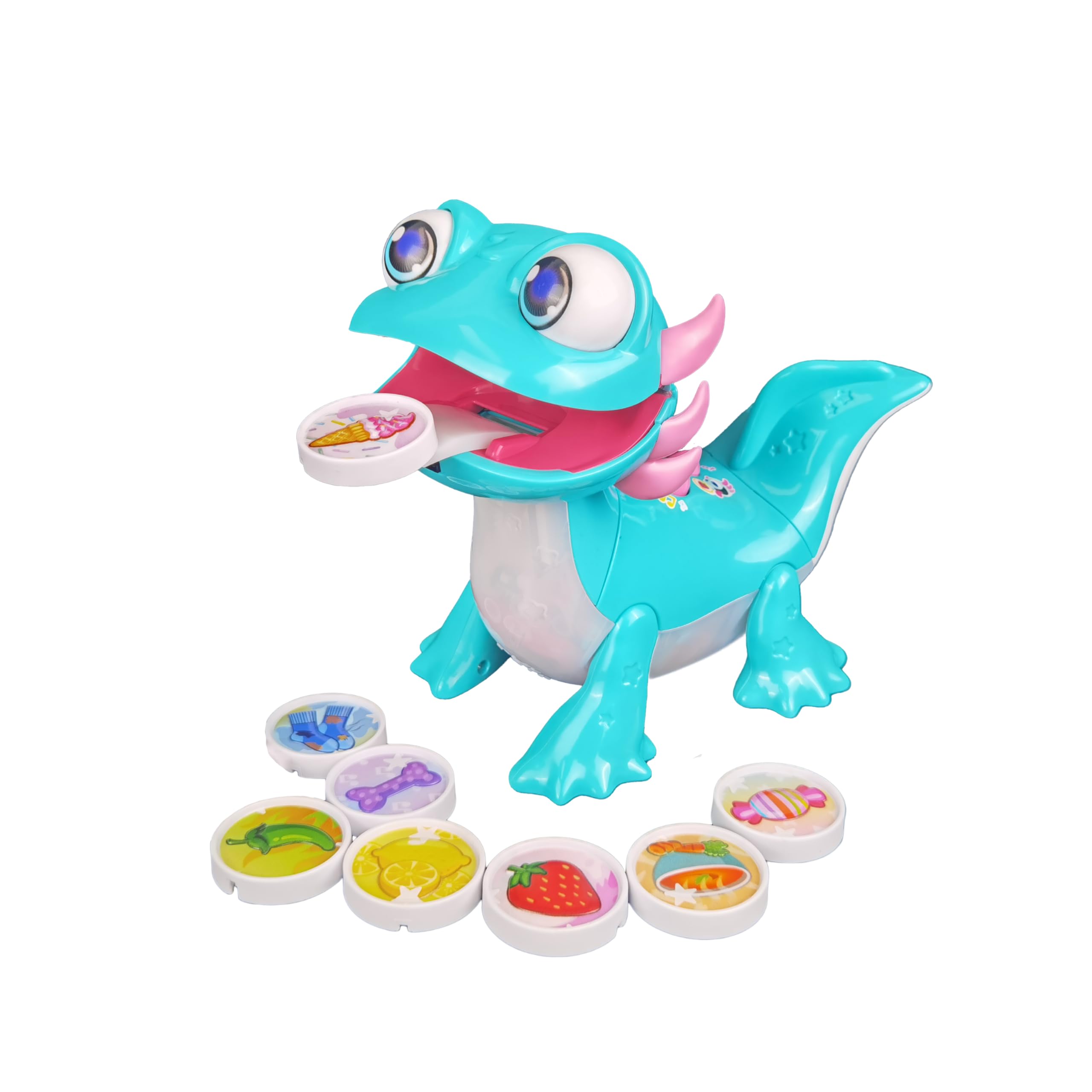 VTech Tasty Treats Axolotl, Interactive Toddler Toy with Fun Reactions