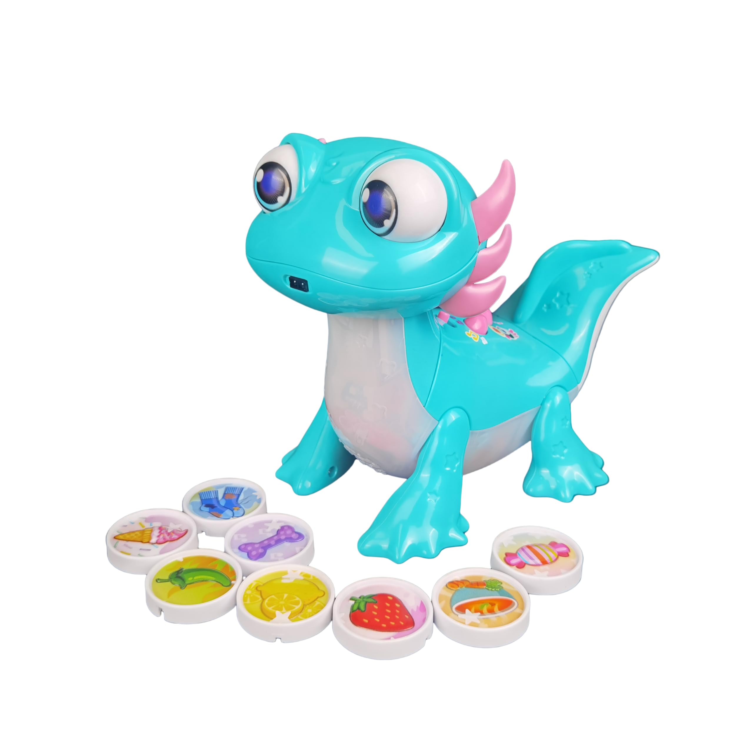 VTech Tasty Treats Axolotl, Interactive Toddler Toy with Fun Reactions