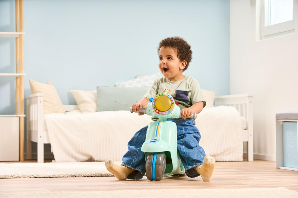 VTech Baby 2-in-1 Ride & Balance Scooter, Blue