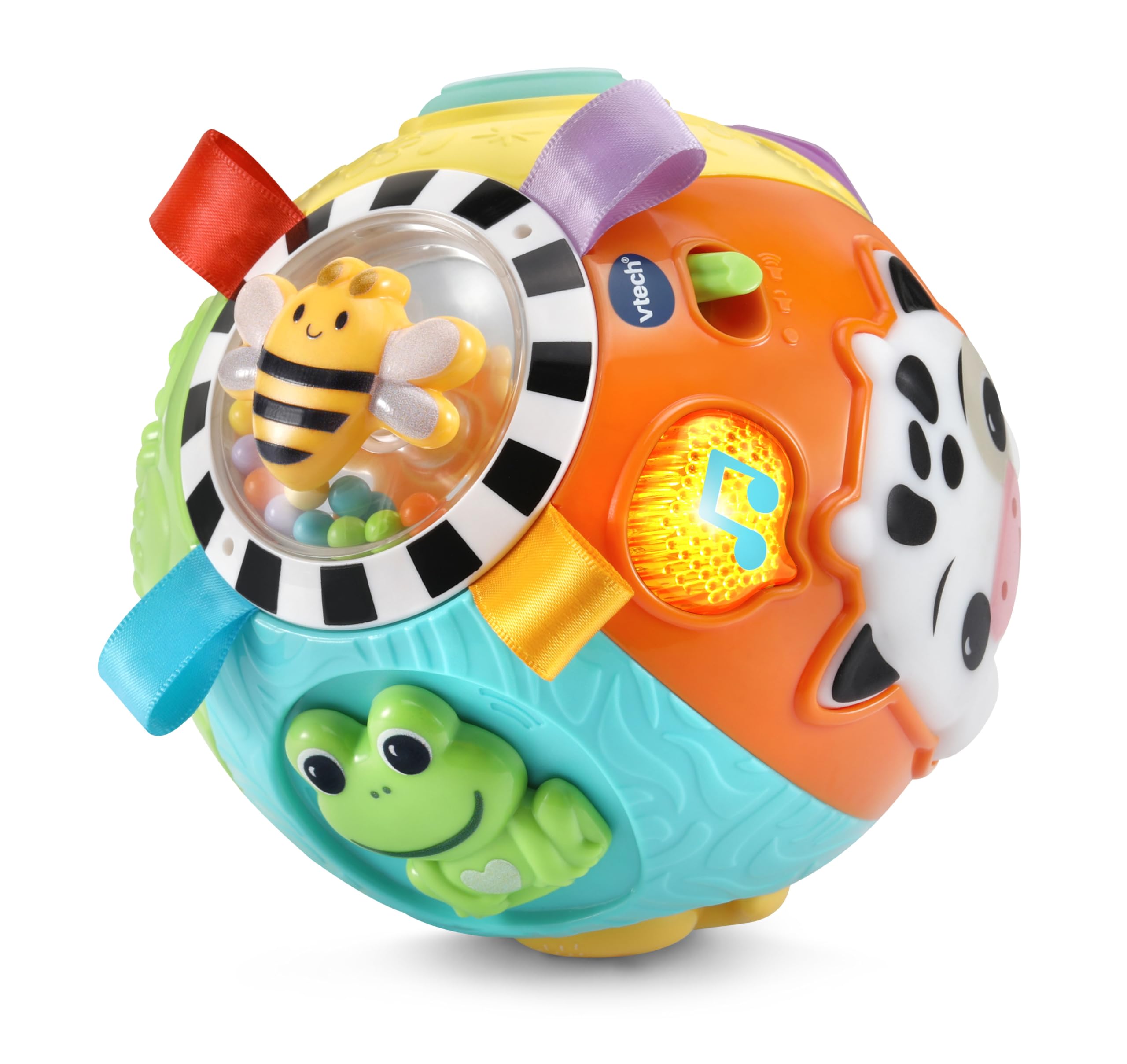 VTech Baby Animal Discoveries Ball, Interactive Baby Toy with Lights