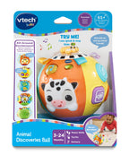 VTech Baby Animal Discoveries Ball, Interactive Baby Toy with Lights