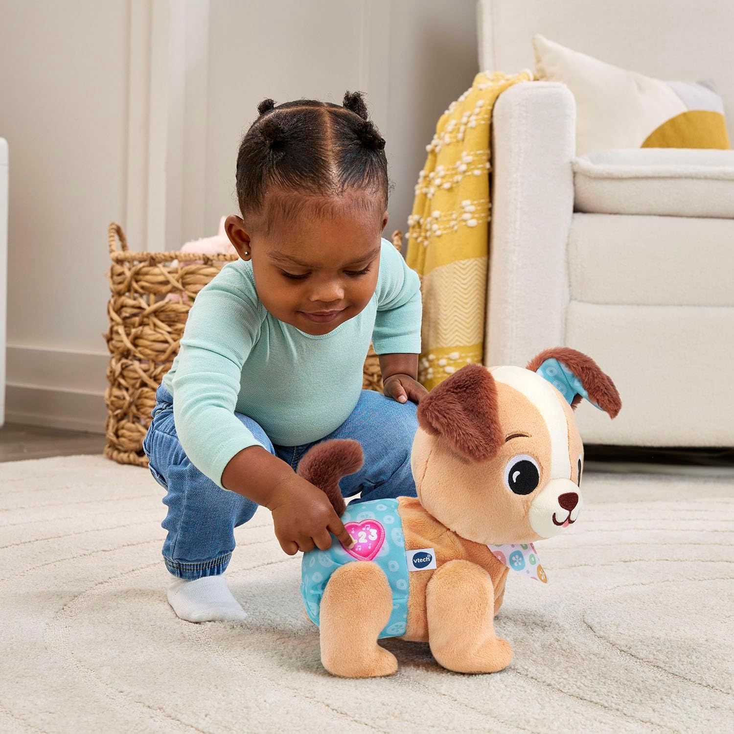 VTech Baby Explore and Move with Walking Puppy Plush Toy
