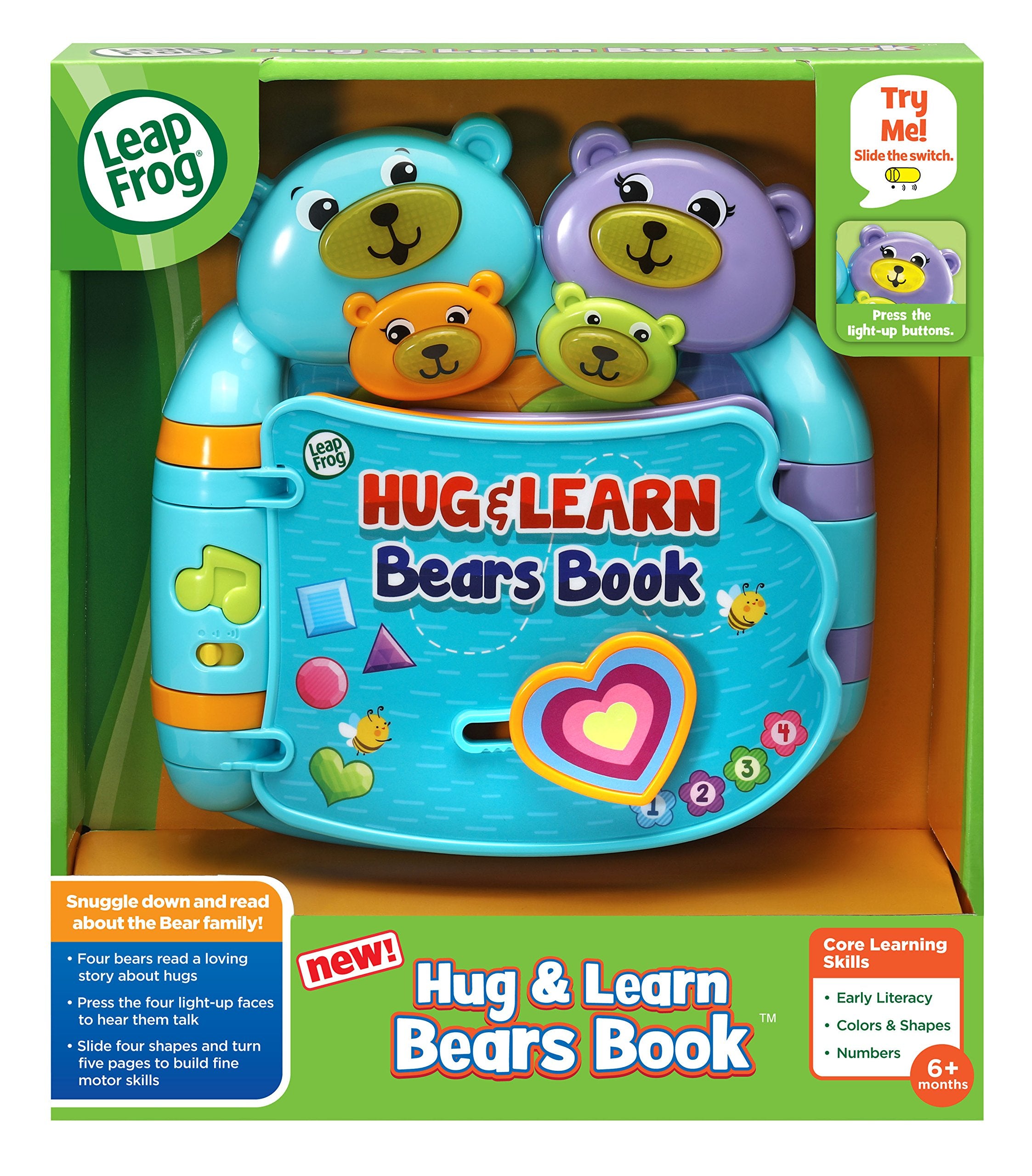 LeapFrog Hug & Learn Bears Book, Blue