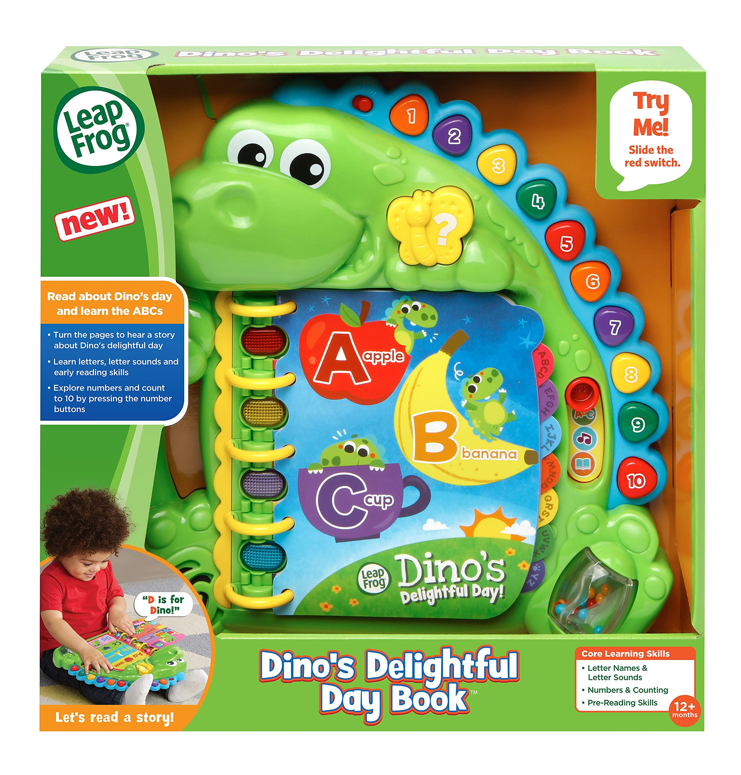 LeapFrog 600503 Dino's Delightful Day Baby Educational and Interactive