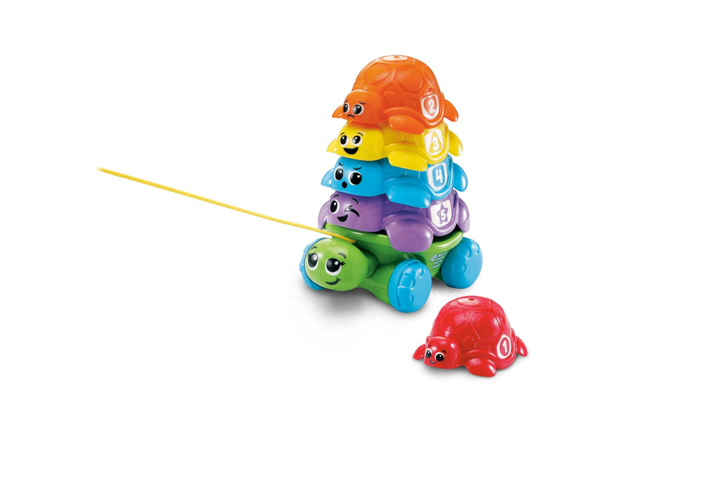 Leapfrog Nest & Count Turtle Tower, Pull Along