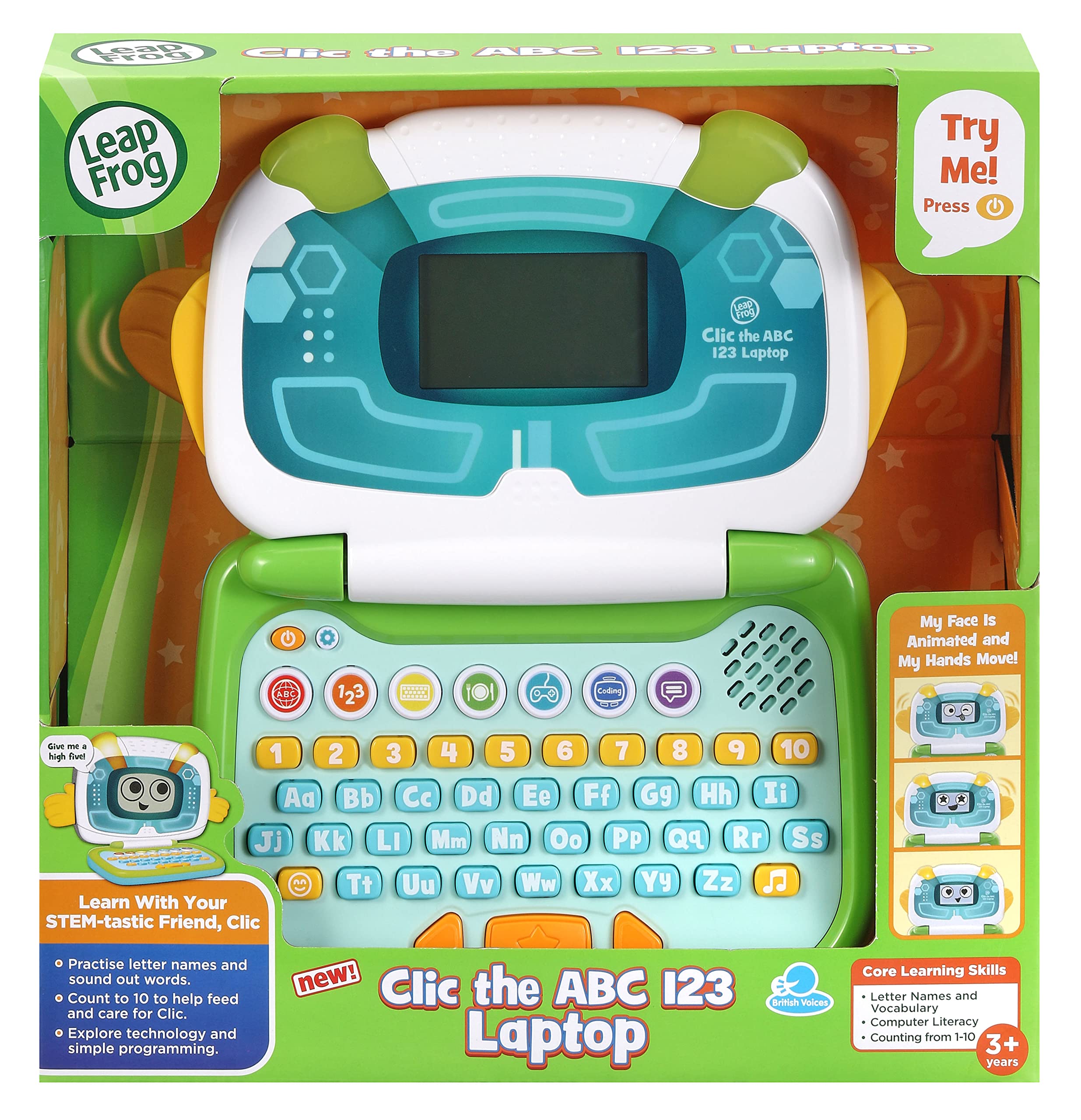LeapFrog Clic The ABC 123 Laptop