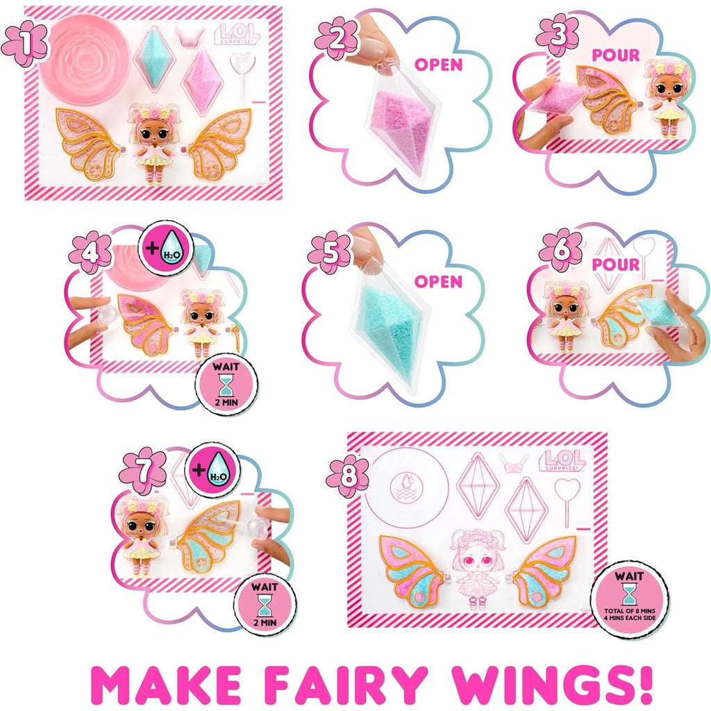 L.O.L. Surprise! Fairies Tots Dolls with Make-Your-Own Fairy Wings and