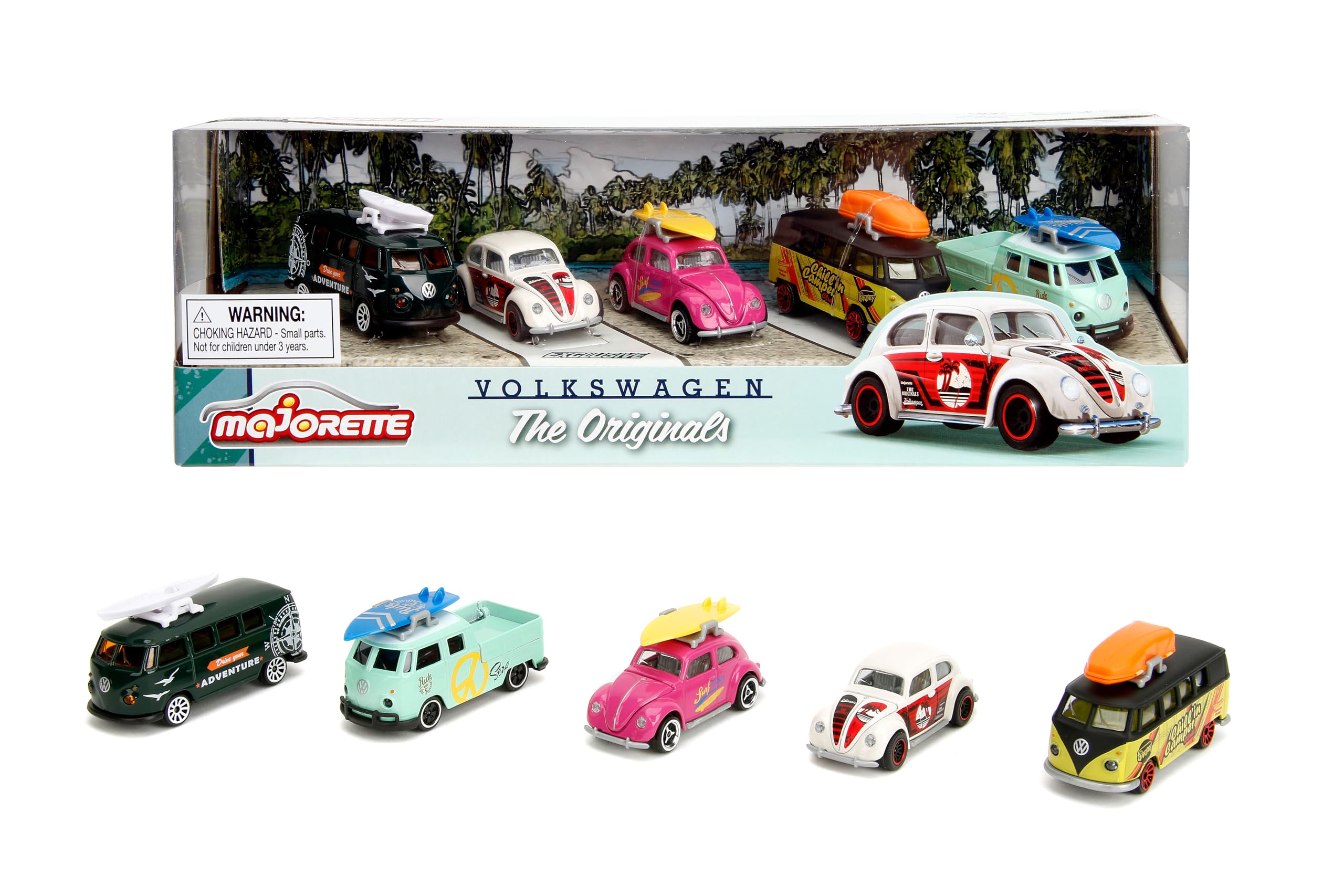 Majorette VW The Originals 5pc Giftpack (6pc)