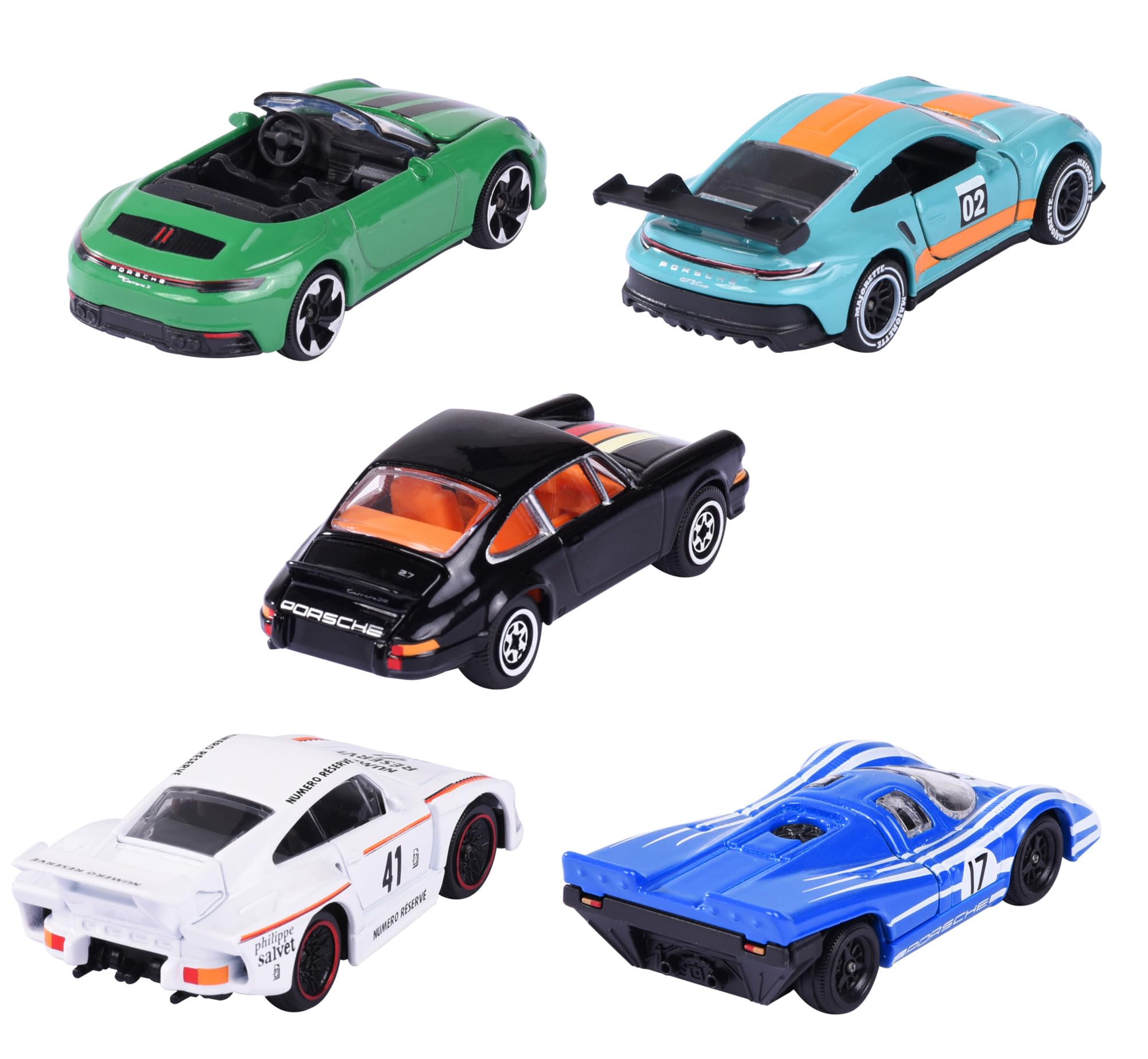 Majorette 212053172 Porsche Motorsport Gift Pack (Set of 5 Toy Cars)