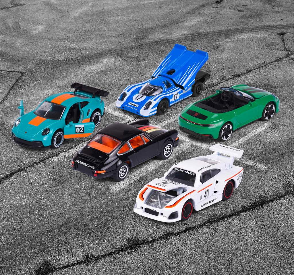 Majorette 212053172 Porsche Motorsport Gift Pack (Set of 5 Toy Cars)