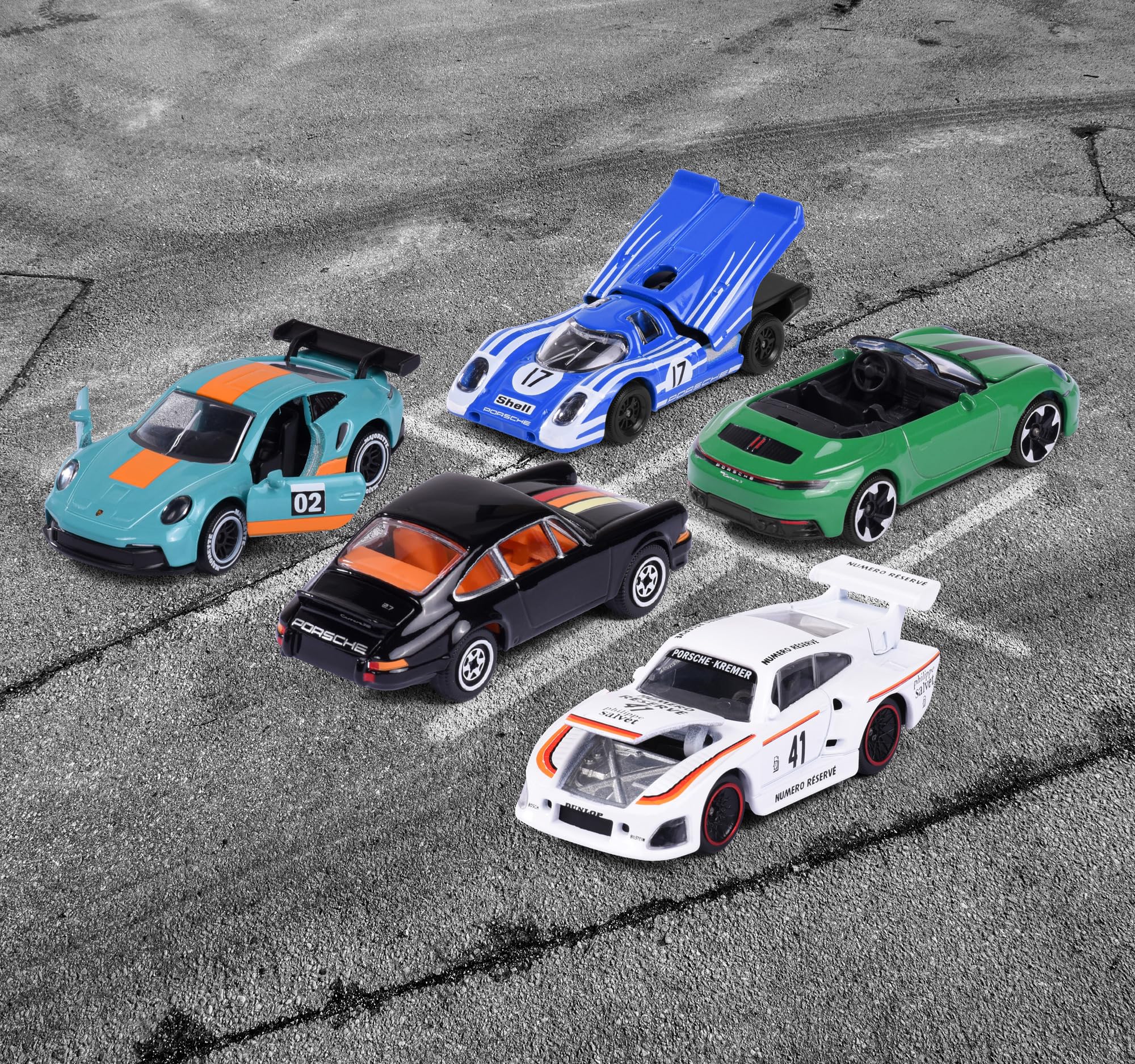 Majorette 212053172 Porsche Motorsport Gift Pack (Set of 5 Toy Cars)