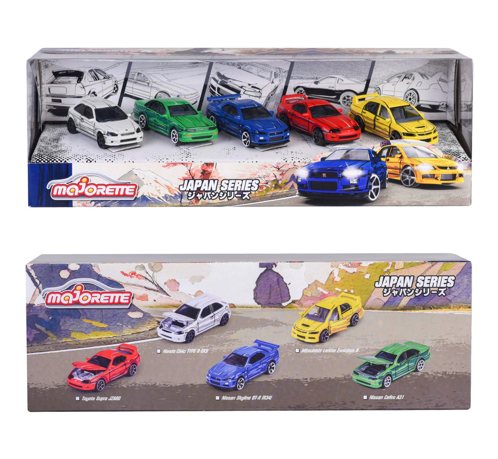 Majorette - Japan Series Diecast Vehicle Giftpack - 5 Pack - Japanese