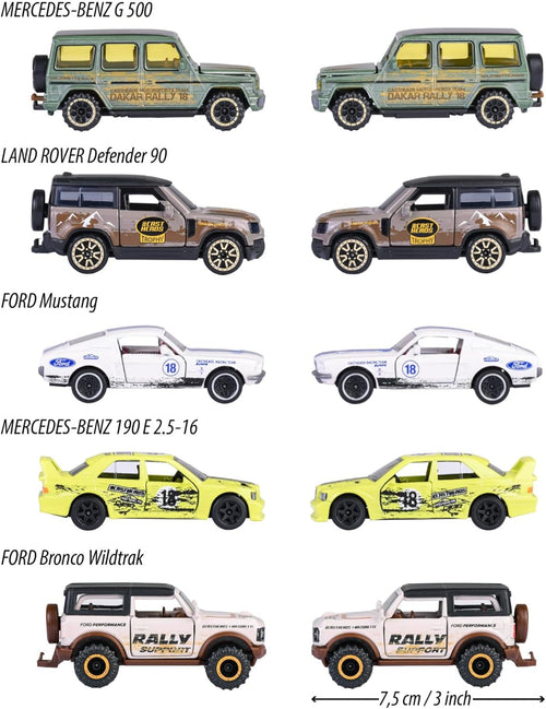 1/64 Majorette Gift Pack CASTHEADS Series with 5 Vehicles