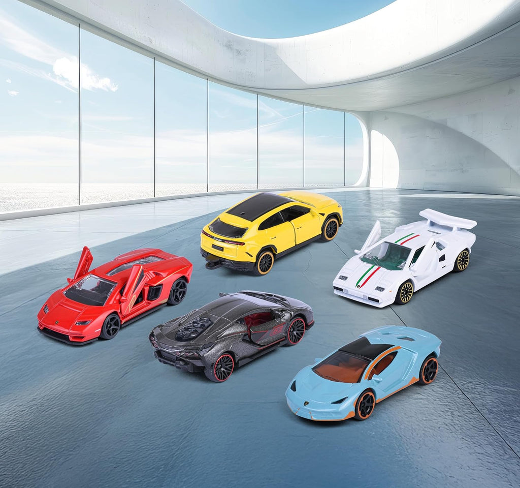Majorette - Lamborghini 5 Pieces Giftpack - Free-wheeling Vehicles -