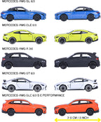 Mercedes-AMG 5 Pieces Giftpack die cast Collection Vehicles to Display and Play