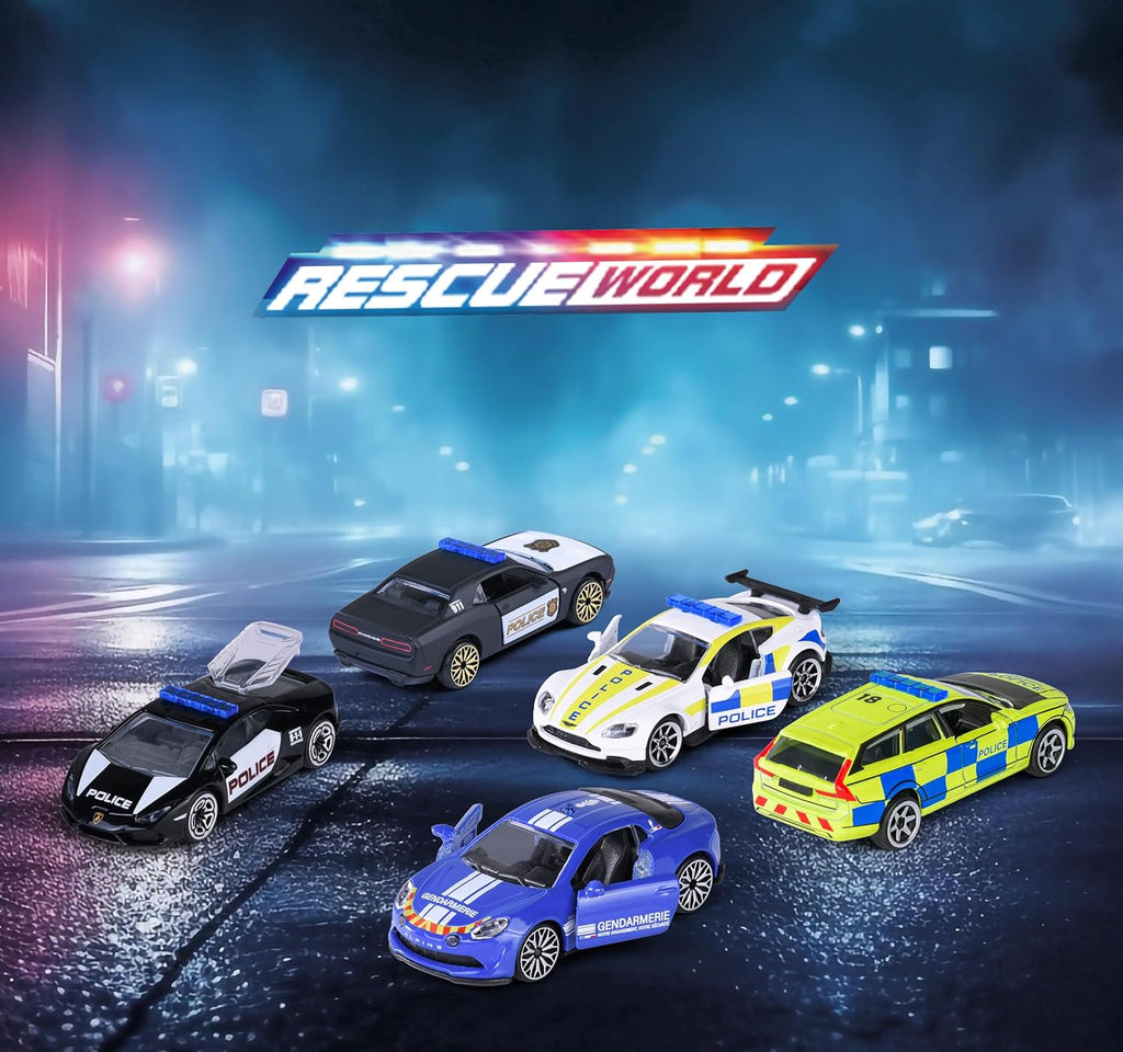 Majorette Rescue World gift set, 5 pieces