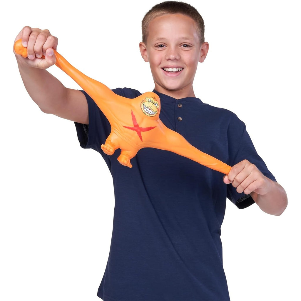 Smashers SLAM Heroes by ZURU, Gorilla (Orange) Stretchable Toy for Boys