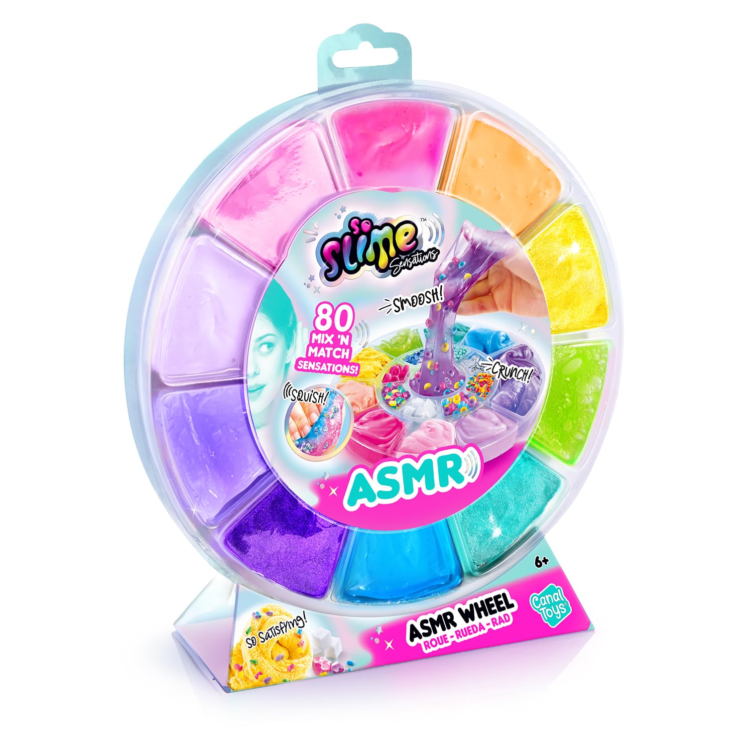 Canal Toys - So Slime - Crazy ASMR Mix Satisfactory Textures - Creative Hobbies for Children - From 6 Years - SSB 009, Multic
