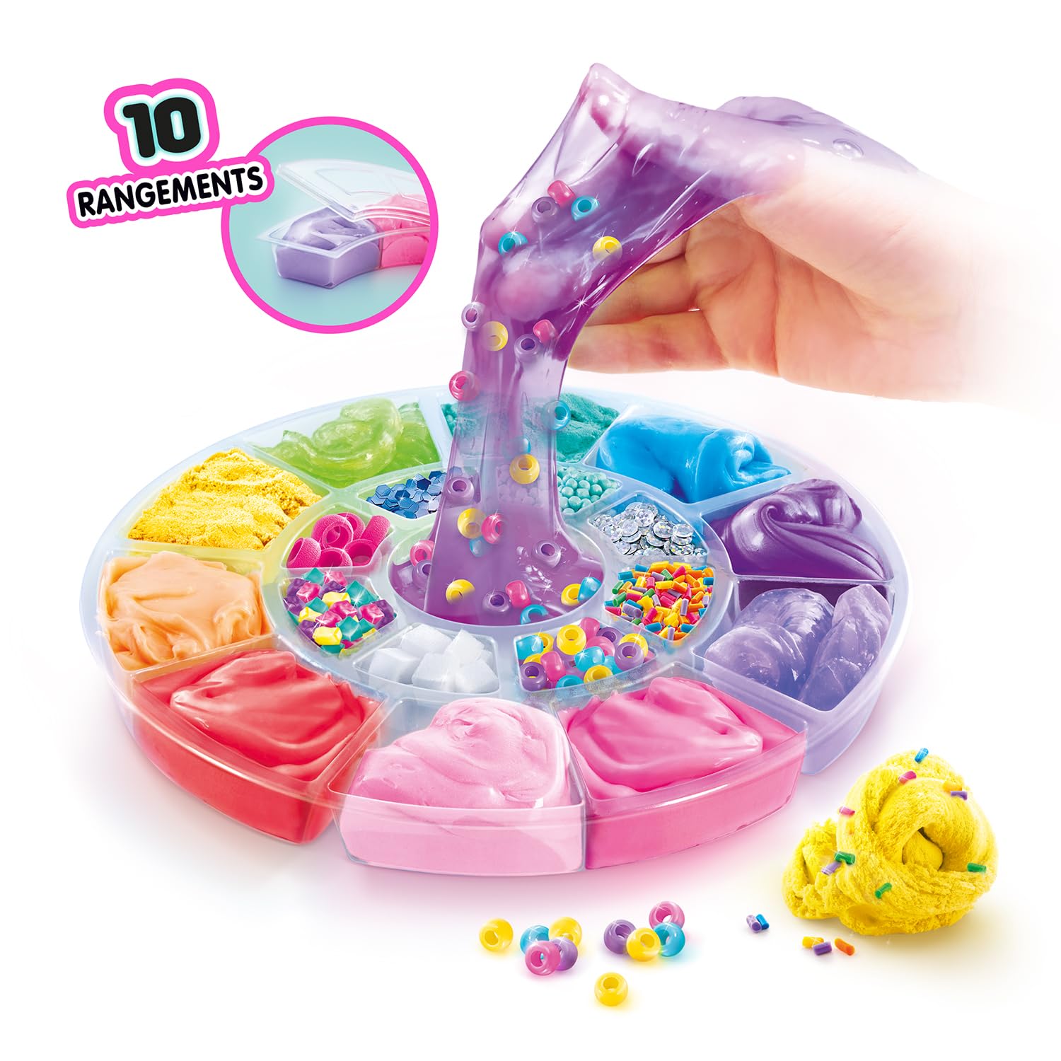 Canal Toys - So Slime - Crazy ASMR Mix Satisfactory Textures - Creative Hobbies for Children - From 6 Years - SSB 009, Multic