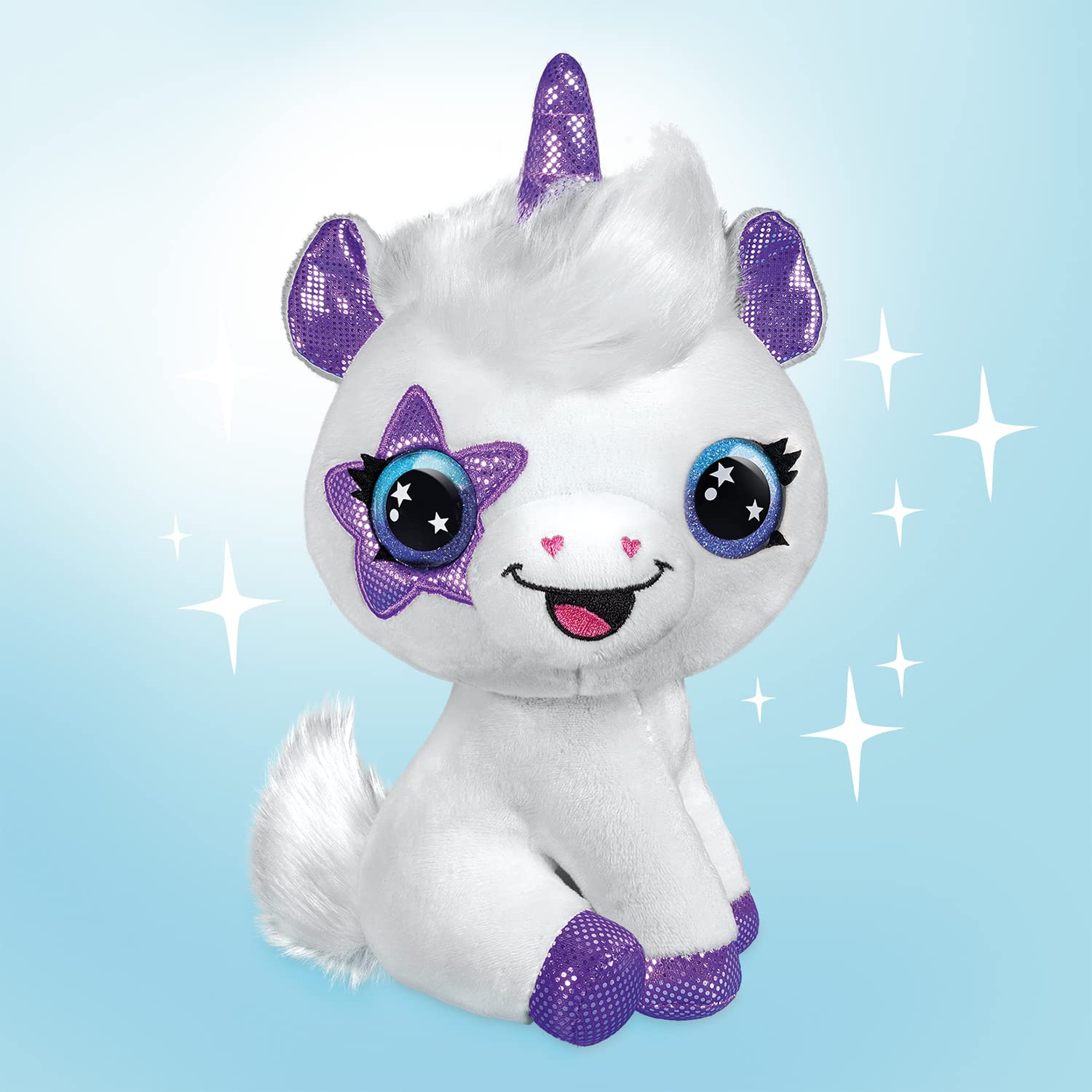 Canal Toys - Unicorn to Customise Airbrush Plush – Soft Toy Spray Art with Felt-Tip Pens and Stencils – 6 Years and Above – O