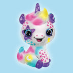 Canal Toys - Unicorn to Customise Airbrush Plush – Soft Toy Spray Art with Felt-Tip Pens and Stencils – 6 Years and Above – O