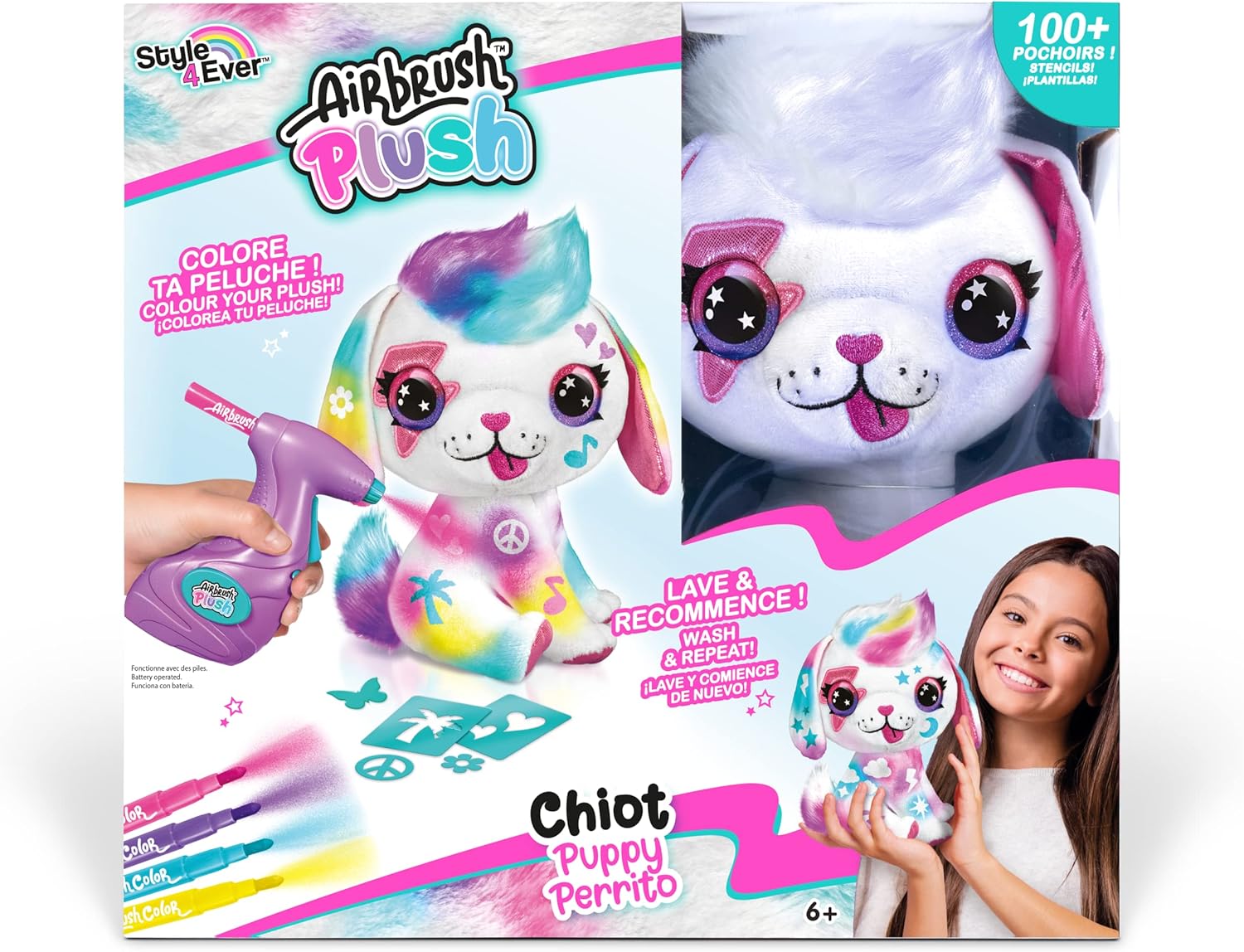 Canal Toys - Colour Your Dog, From 6 Years to 99 Years, White (OFG249) Doggy